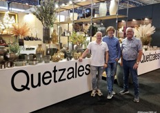 Michel, Nicolas en Jan van Quetzales.