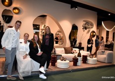 Jelle Bezemer, Severina Kaay, Karlijn Entius en Elin Bjomtvedt van Lifestyle Home Collection.